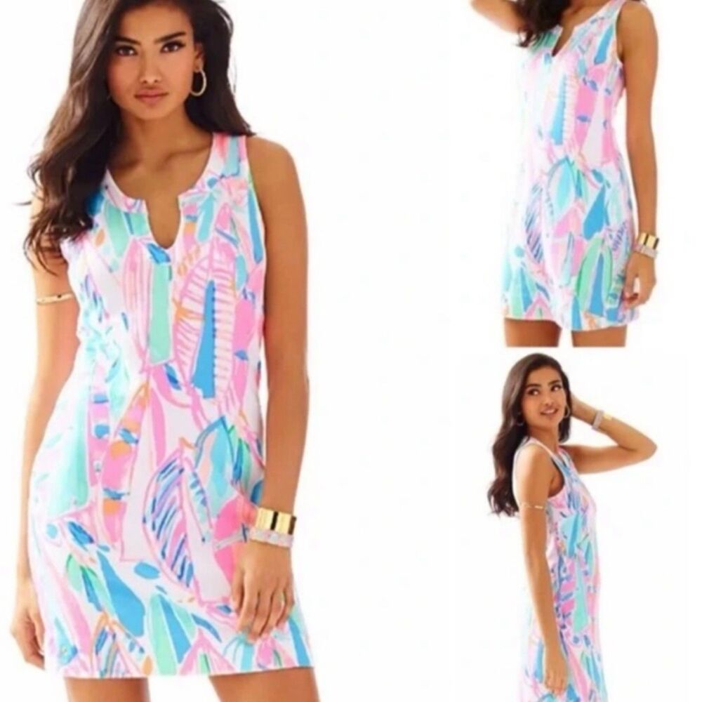 Lilly Pulitzer Estrada Out to Sea Shift Dress Women's Small